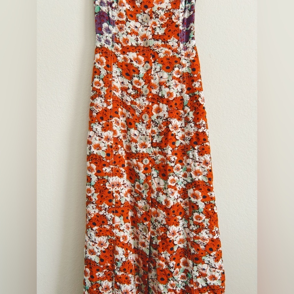 Maeve by Anthropologie Floral Print Maxi Dress - US size 00 - Picture 3 of 14